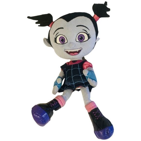 Disney Junior VAMPIRINA Vee PLUSH Doll 10" Purple Vampire Stuffed Animal Toy - Picture 2 of 5